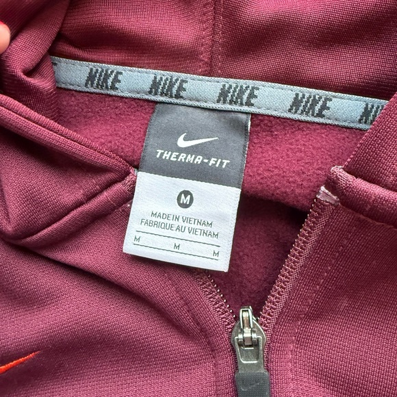 NWOT Nike Women’s Virginia Tech Therma-Fit Full-Zip Hoodie – Size Medium - Picture 8 of 9